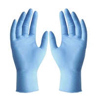 Gants d'examen jetables en nitrile Titanfine, sans latex, sans poudre, bleus, 3,5 g, prix usine, pour usage médical et alimentaire