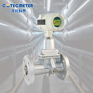 Độ chính xác cao 4-20mA RS485 thông minh 2 inch thiên nhiên khí với thời gian thực dữ liệu Chức năng lưu trữ precession Vortex <span class=keywords><strong>Flow</strong></span> Meter - Product Image 2