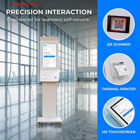 Kiosque de paiement numérique à écran tactile pour usage commercial en intérieur, terminal en libre-service avec SDK activé pour les hôtels, la vente au détail, la restauration et les espaces publics