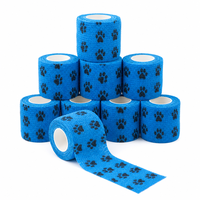 Bandage Cohésif Auto-Adhésif Personnalisé à Motifs Mignons pour Animaux (Chiens, Chevaux) et Protection des Blessures Sportives des Enfants - Vente en Gros
