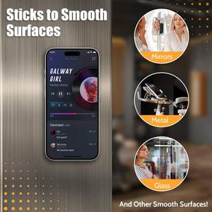 Miroir douche Selfies vidéos support de poignée d'aspiration de téléphone magnétique pour iPhone série 16/15/14/13/12 - Product Image 6