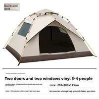 Tente de camping portable camouflage imperméable pour l'extérieur, abri de pique-nique en tissu Oxford, équipement de camping d'été, vente en gros directe usine