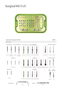Taladro de implante dental Dentium - SuperLine & Implantium Kit quirúrgico Kits quirúrgicos de implante de dentiumHerramienta de restauración de implante dental - Product Image 5