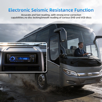 Autoradio Multifonctionnel 1DIN avec Microphone Audio Musical, Lecteur DVD/CD/MP3 HD AM/FM 12-24V pour Van, Bus, Camion - Vente en Gros Shenzhen