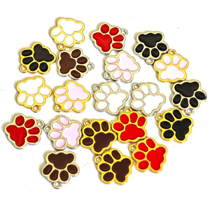 WEGOODZF DIY Breloques Bijoux Multicolores en Alliage Patte de Chat Mignonne pour Bracelets, Boucles d'Oreilles et Chaussures – 4 Saisons - Product Image 2