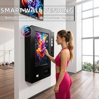 Máquina expendedora de juguetes para adultos independiente con pantalla táctil de 32 pulgadas, 10 o 15 compartimentos, alta capacidad y pago con código QR.