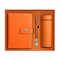 Ensemble de cadeaux d'affaires personnalisable de luxe en acier inoxydable, stylo USB et bouteille, carnet, thermos, cadeau promotionnel Shanghai Eagle