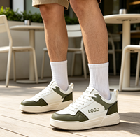Chaussures de skate décontractées pour hommes, à lacets, confortables pour la marche quotidienne, antidérapantes, baskets plateforme pour hommes