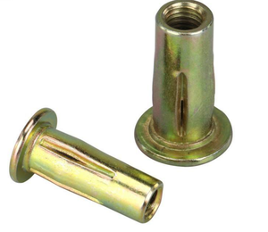 Écrous noirs en acier inoxydable M6 court, vis à vis, pièces personnalisées, rivets filetés, écrous moletés, M8, corps creux à tête plate - Product Image 4