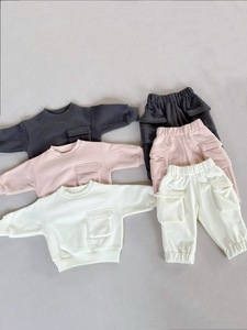 Abbigliamento invernale per bambini 2024 bambino Set <span class=keywords><strong>pantaloni</strong></span> <span class=keywords><strong>Cargo</strong></span> per ragazza - Product Image 2