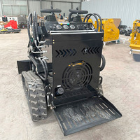 Mini-chargeuse compacte sur chenilles et roues, chargeuse frontale, trancheuse, charrue rotative, hydraulique Eaton, certifiée CE/EPA, pour travaux de terrassement en Chine