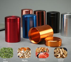 Caja de Té Portátil de Viaje, Pequeña, de Aleación de Aluminio y Titanio, Mate, Mini Caja de Almacenamiento de Té Sellada de Acero Inoxidable - Product Image 3