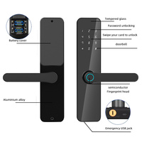 Cerradura Inteligente Digital para Puerta Sinon Security Airbnb Home Cerradura Tuya TTlock, Funciona con Alexa para Edificios de Apartamentos