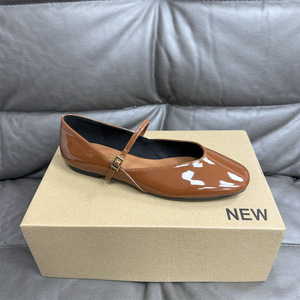 Venta al por Mayor de 5 Pares de Zapatos de Ballet para Mujer, Zapatos Planos Casuales de Diseñador, Zapatos Cuadrados de Goma para Mujer, Zapatos de Lujo de Diseñador para Mujer - Product Image 4