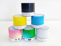 Taşınabilir Mini kablosuz hoparlör hoparlör çatlak LED TF USB Subwoofer hoparlörler Mp3 Stereo ses müzik çalar