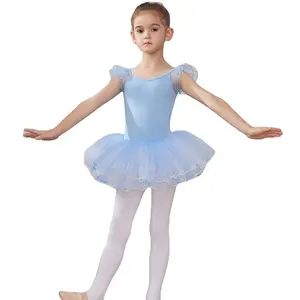 Irls RESS ance eotard IDS kirutu kirkirts ymymnastics Blet eotards hhort resses ostostumes o allerallerina - Product Image 1
