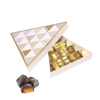 Chine logo personnalisé En Papier triangle bonbons Boîtes de Chocolat