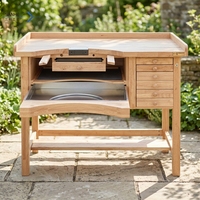 Banc de travail en bois massif avec tiroirs pour outils de bijouterie et d'artisanat - Nouvel équipement d'atelier de menuiserie/laboratoire