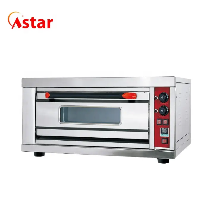 Astar-horno de Pizza eléctrico de una cubierta, comercial, con equipo de panadería de piedra