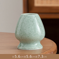Soporte de Cerámica Rosa Premium para Batidor de Matcha, Herramienta de Mantenimiento para Chasen de Bambú, Batidor de Té Japonés