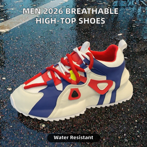 Zapatillas Deportivas para Hombre, con Cordones, Transpirables, Acolchadas, que Aumentan la Altura, Calzado Deportivo Informal - Product Image 2