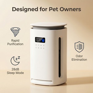 <span class=keywords><strong>Purificateur</strong></span> <span class=keywords><strong>d</strong></span>'<span class=keywords><strong>air</strong></span> électrique <span class=keywords><strong>HEPA</strong></span> <span class=keywords><strong>pour</strong></span> animaux domestiques, filtre lavable, capteurs intelligents, purification à haute vitesse, fonctionnement silencieux, conception compacte <span class=keywords><strong>pour</strong></span> - Product Image 2