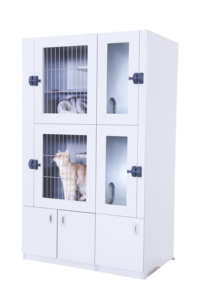 <span class=keywords><strong>Cage</strong></span> en bois blanche pour chat, vente de maison, offre spéciale - Product Image 4