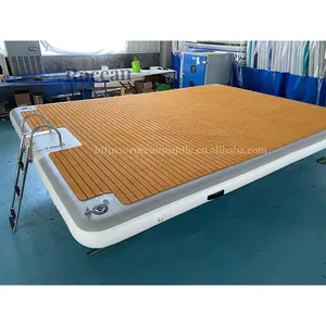 China Factory Inflatable Floating island Inflatable Pontoon using in the sea