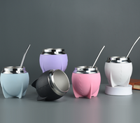 Offre Spéciale – Tasse Personnalisée Colorée 280 ml – Gourde à Yerba Maté Argentine en Acier Inoxydable à Double Paroi Isolée Sous Vide
