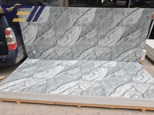 VELL al por mayor 3D 4 8 Uv Pvc Upvc mármol hoja de plástico brillante <span class=keywords><strong>Bluy</strong></span> Pvc Panel de pared 3mm para decoración de pared - Product Image 4