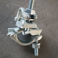 EN74 bs119 Construction demi-échelle pince pivotante Double coupleur d'échafaudage