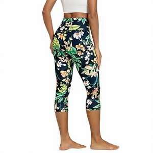 Leggings Deportivos Estampados para Mujer, Cintura Alta, con Bolsillos, Control de Abdomen, No Transparentes, para Yoga, Ejercicio y Running, Personalizados OEM - Product Image 1