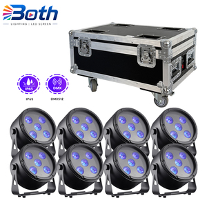 Professional IP65 Battery LED Par Light 5x18W Wireless DMX for Outdoor Wedding and Party Lighting - Product Image 1