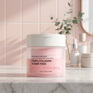 Factory OEM Salmon Pdrn Pads Pink Centella Collagen Jelly Korean <b>Gel</b> Niacinamide Cotton 3-Layer 155g Toner Pads - Product Image 2