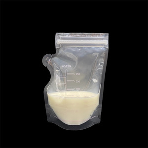 Bolsa vertical de PE con impresión en intaglio para almacenamiento de leche, sin BPA, con doble cierre hermético, desechable, apta para refrigeración. - Product Image 2