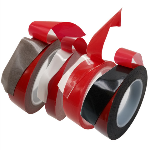 High Strength Acrylic Adhesive Double Sided Foam Tape 50m Rolls for Automotive Structural Glazing and Window Sealing