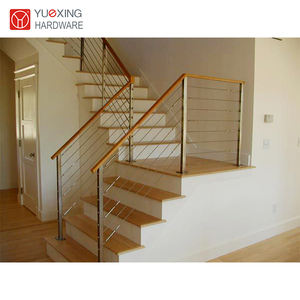 <strong>Interior</strong> Staircase <strong>Cable</strong> <strong>Railing</strong> Simplicity Stainless Steel Wire Balustrade High-end <strong>Cable</strong> <strong>Railing</strong> - Product Image 6