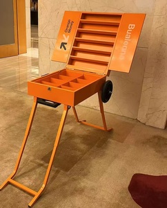 Chariot de présentation commercial pliable, portable, léger, <span class=keywords><strong>étanche</strong></span>, écologique, recyclable, réglable, pour l'<span class=keywords><strong>extérieur</strong></span> - Product Image 4