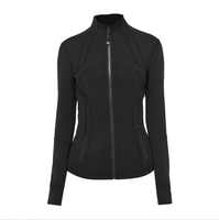 Vestes de sport multicolores légères et ajustées pour femmes, avec fermeture éclair intégrale, pour le yoga, la course à pied, la gym, la remise en forme, vêtements de sport, fabrication en usine