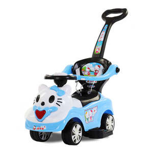 Мультяшный детский толкатель <span class=keywords><strong>3</strong></span> в 1 унисекс из пластика, игрушечные колеса, слайд-качели, От 2 до 4 лет для упражнений, Детская качели с батарейкой, <span class=keywords><strong>3</strong></span>-8 - Product Image 3