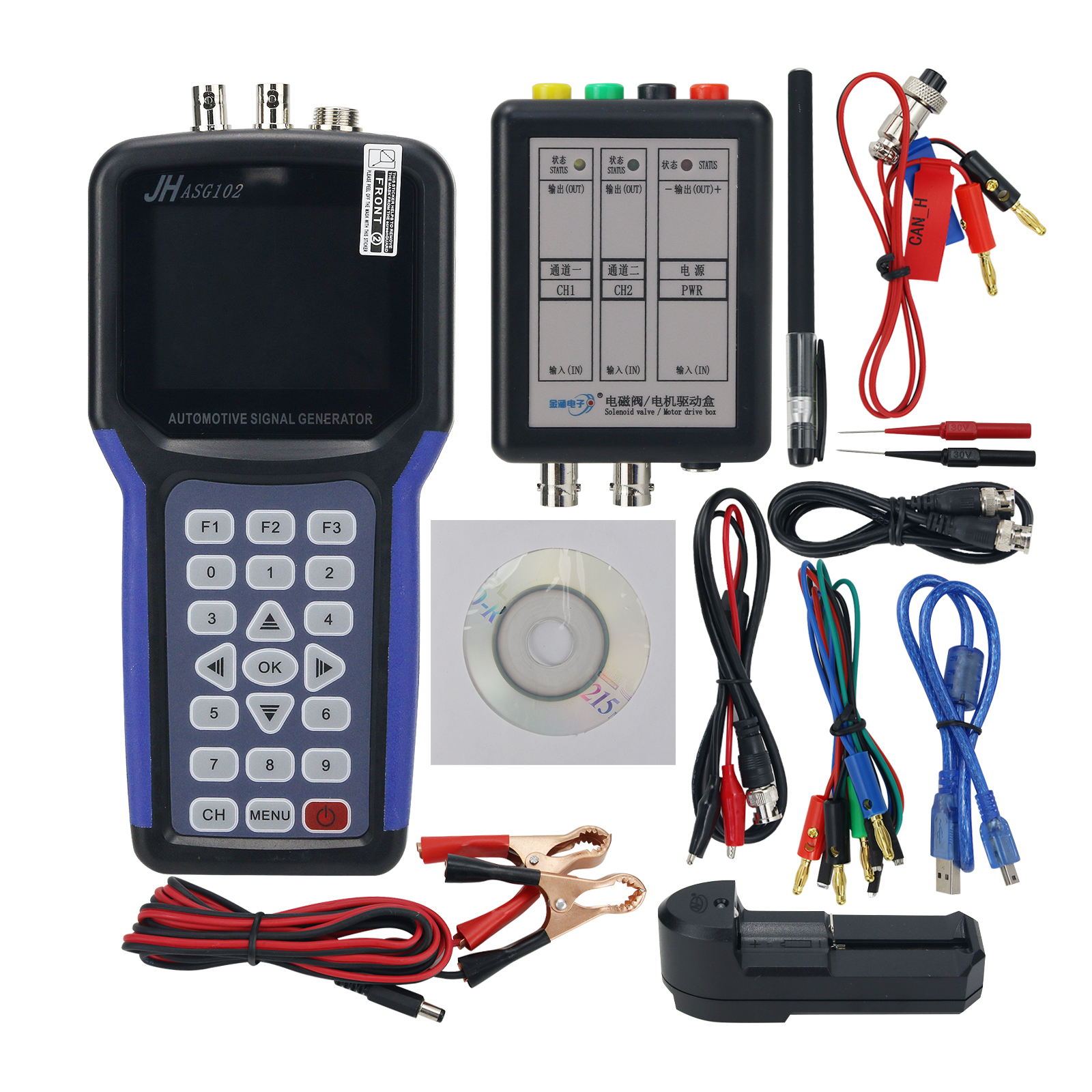 Worldwide Shipping The latest design style US JDS2062A Handheld 30MHz 2 Channel Digital Signal