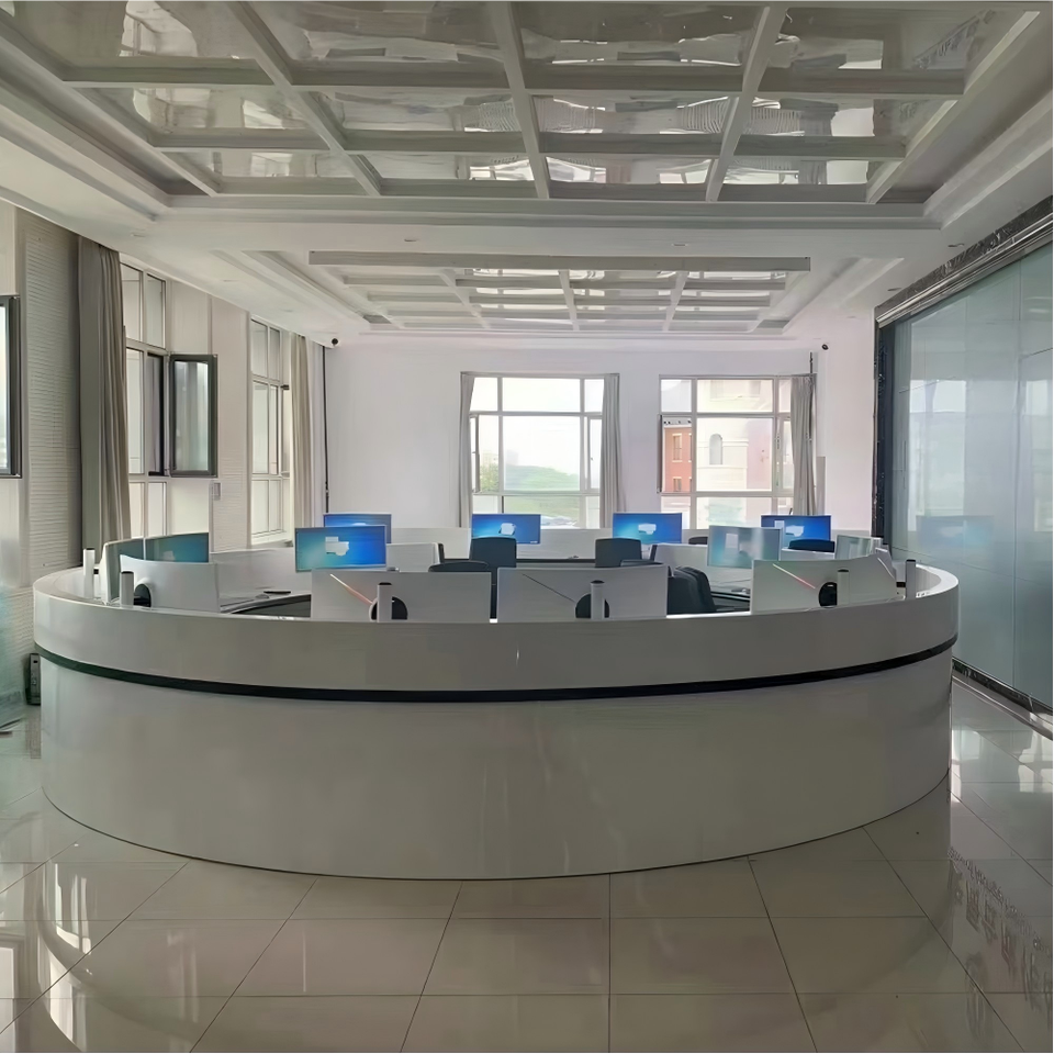 Modern Command Center Console Monitoring Desk Operator Workstation for ...