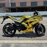 Sınır Ötesi Ticaret V6 Little Ninja Altın Kaplama 5000W Elektrikli Scooter 180km/s Yarış Yetişkin E-Scooter 48V 150KG Taşıma Kapasitesi