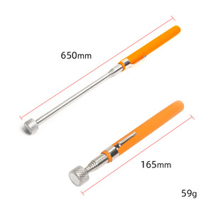 Yunbei Yb <b>Magnetic</b> Pickup Tool 10 Lbs 5 Section Extendable Orange Stainless Steel Automotive Repair Tool - Product Image 2