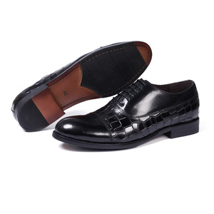 Zapatos de cuero de lujo con suela de goma, ligeros, transpirables, de alta calidad, para administración, de diseñador. - Product Image 5