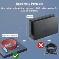 Cable TUTI 2M 100W de Carga Rápida HDTV 4K60HZ, Tipo C a HDTV para TV, Teléfono, PC y Juegos