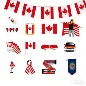 Cintura con Bandiera per Flag Football e Bandiere per Partite di Calcio Mondiali Decorazione per Festa della Giornata Nazionale - Product Image 6