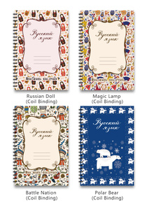 Cuaderno Espiral B5 Personalizado al por Mayor <span class=keywords><strong>de</strong></span> Fábrica, 60 Hojas, Diseño <span class=keywords><strong>de</strong></span> Muñeca Rusa Matrioshka, Organizador, Agenda, para Estudiantes y Escritura Escolar - Product Image 2