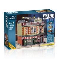 Xmork Friends, Bloques de Construcción del Apartamento de The Big Bang Theory, Juguete Educativo de Plástico, Modelo de la Serie de TV