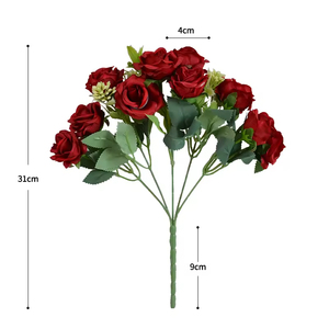 Rosas Artificiales de Seda al por Mayor para Decoración de Bodas, Flores de Osmanto Artificiales con Tacto Real - Product Image 5